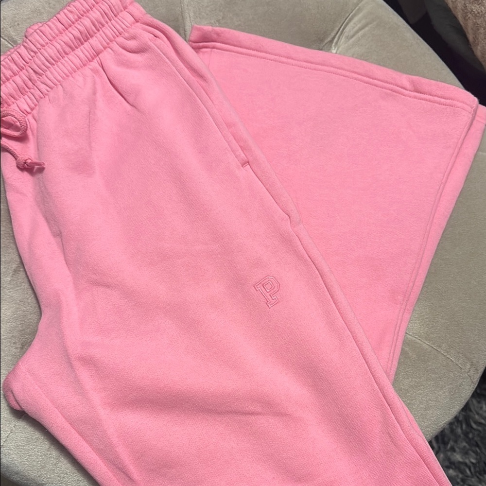 Pink Victoria’s Secret, pink, high waist, flare, sweatPants